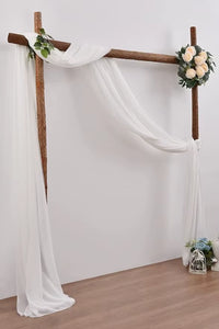 6 to 10 Meters Wedding Sheer Arch Decor Drapes Chiffon Fabric Draping Curtain Drapery Party Supplies Hanging Decoration