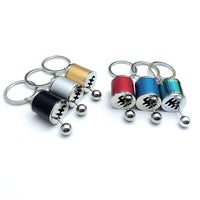 Elegant Minimalist Car Gear Keychain