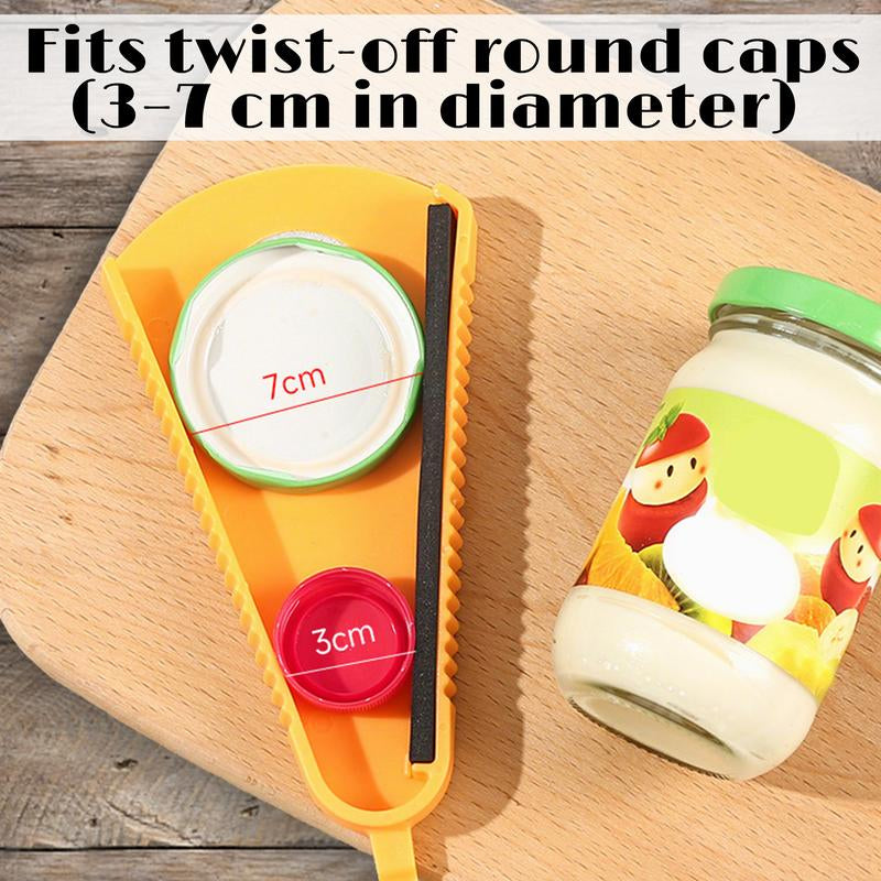 Effortless Jar & Bottle Opener Set - Perfect for Weak Hands, 2 Durable Grip Tools!