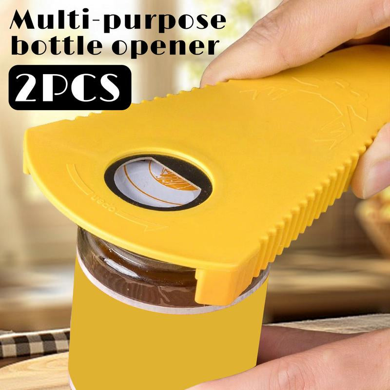 Effortless Jar & Bottle Opener Set - Perfect for Weak Hands, 2 Durable Grip Tools!