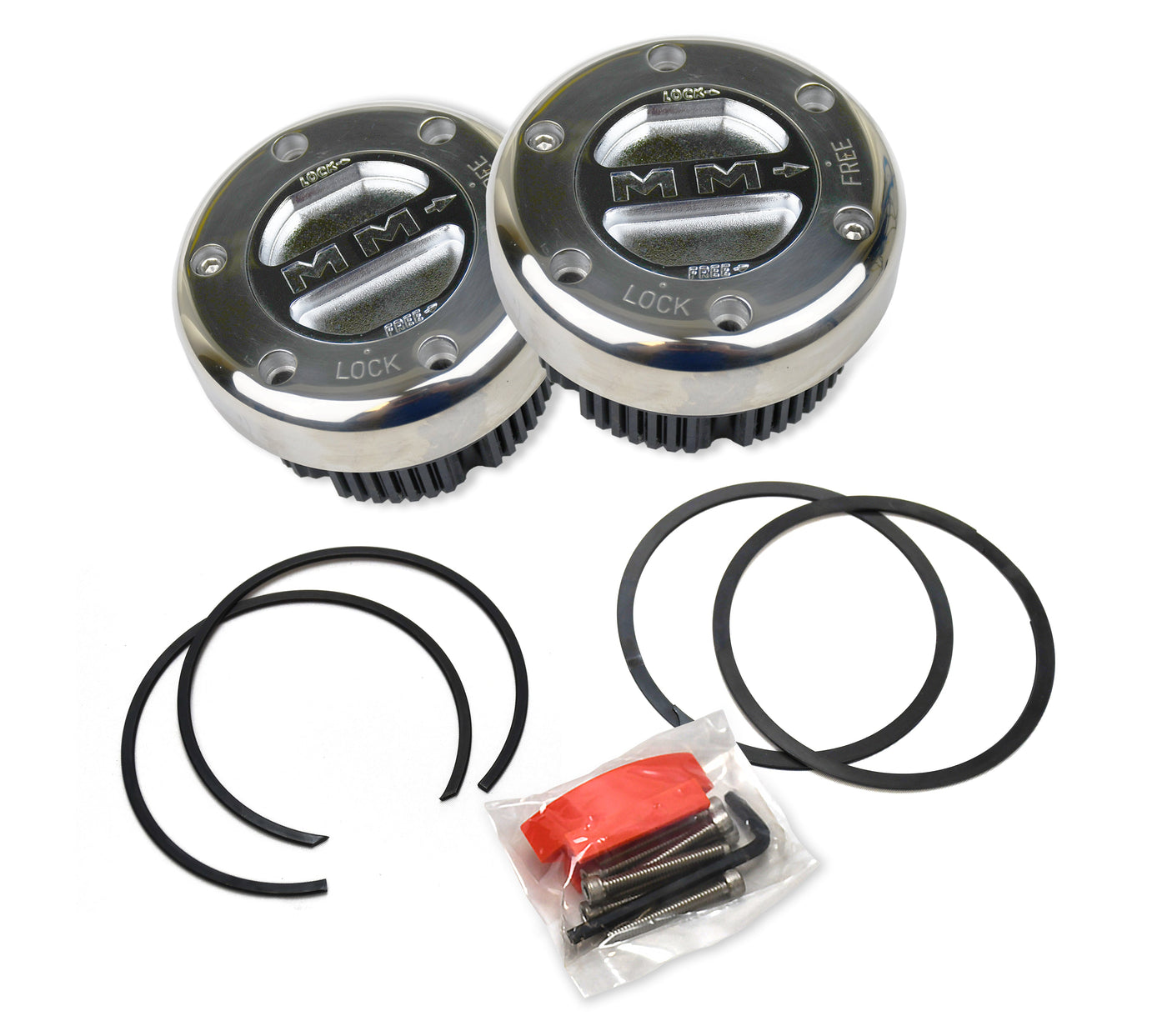 Mile Marker 449SS Premium Manual Locking Hubs (Pair)