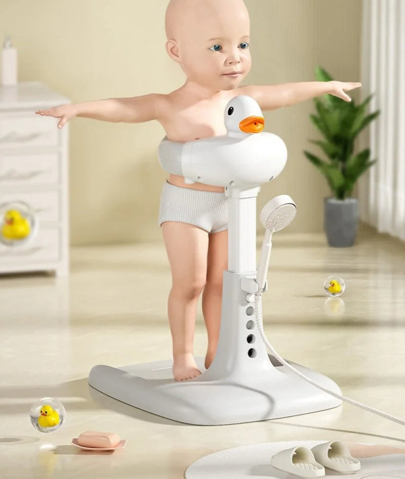 Cute Duck Baby Bath Support Stand – Non-Slip & Stable