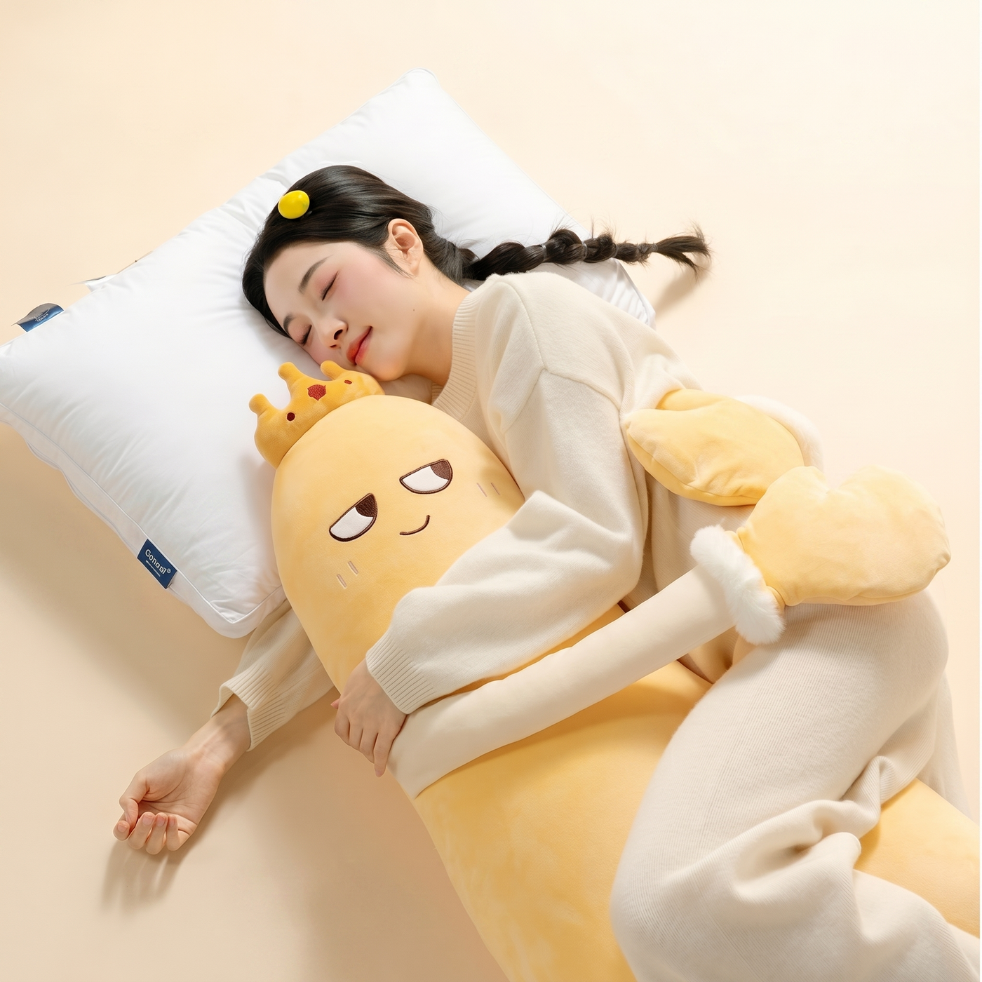 Eggplant body pillow