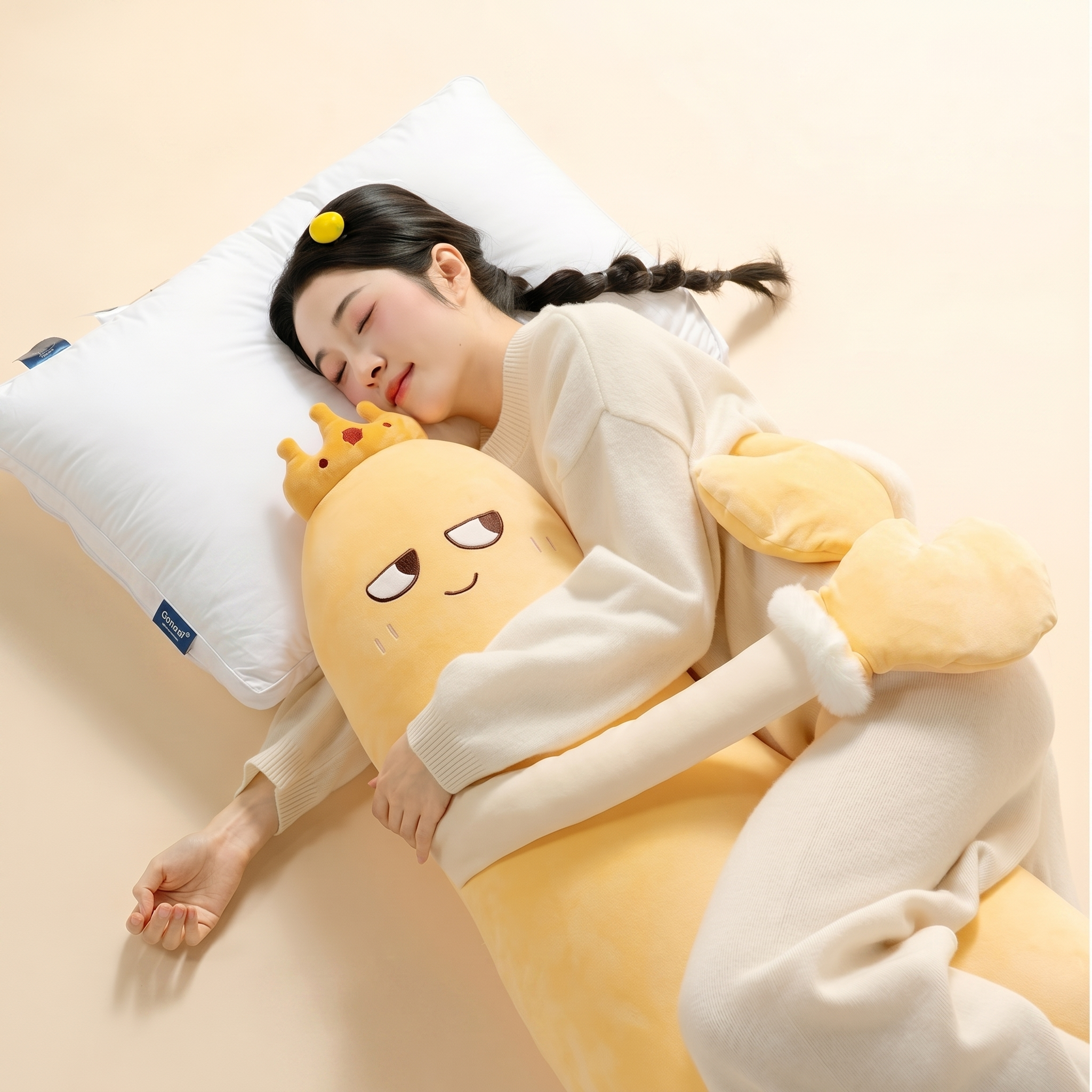 Eggplant body pillow