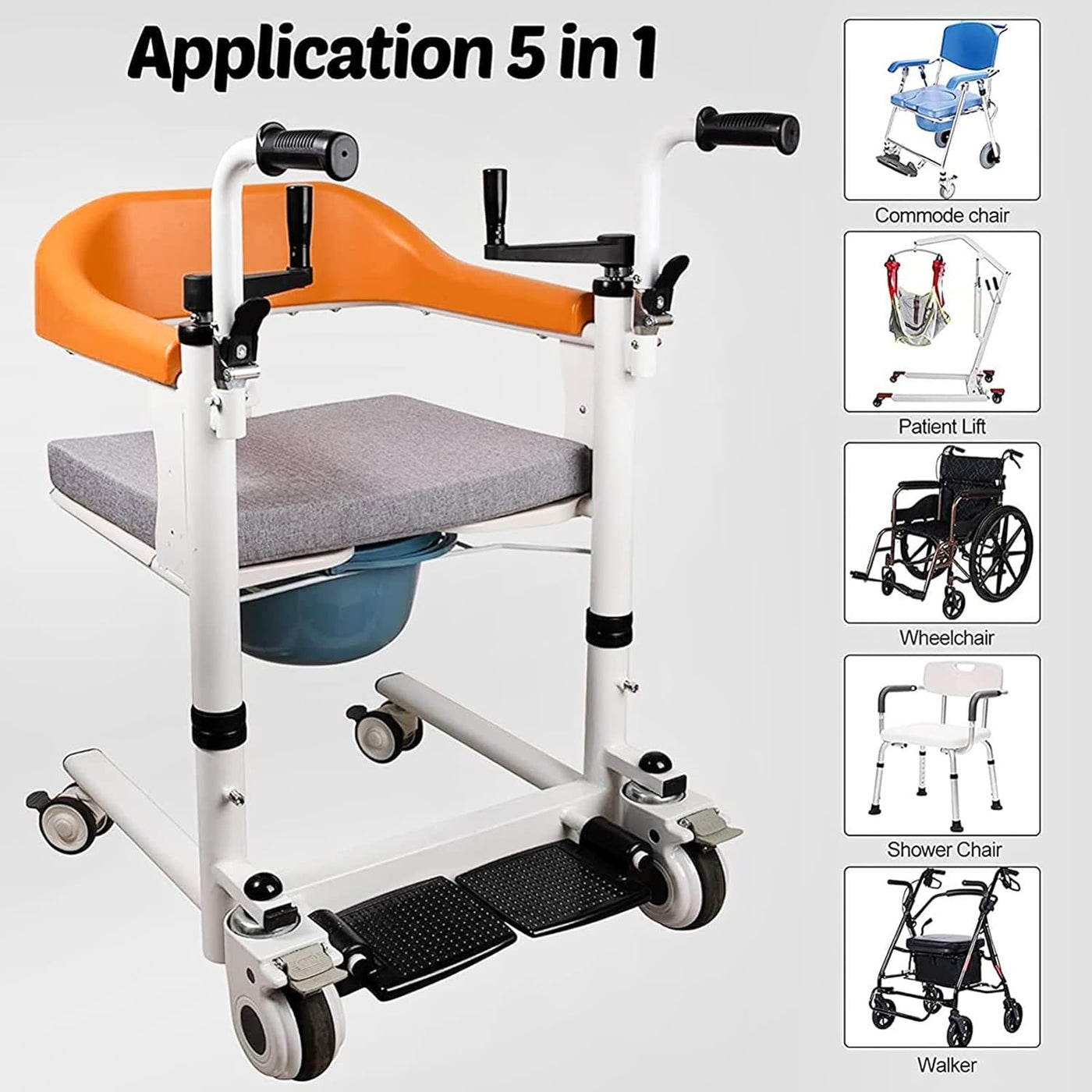 Patient Transfer Lift Chair – Safe Easy Mobility