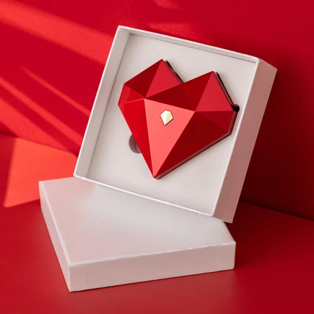 Waterproof Auto Pop-Up Proposal Diamond Ring Box