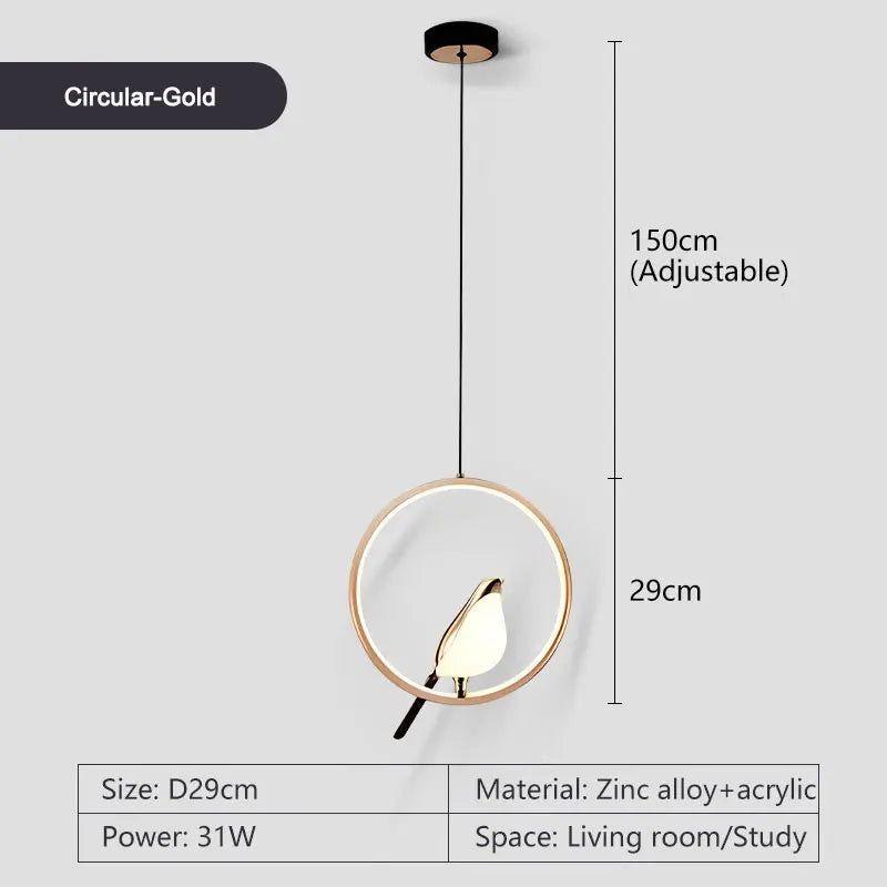 Luxury LED Hanging Pendant Lamp