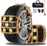 Emergency Snow Tire Chains – Universal Anti-Skid Grip