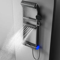LED Thermostatic Piano-Key Shower Set – 4 Modes