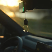 Mini Glass Ambient Light Bulb Car Ornament