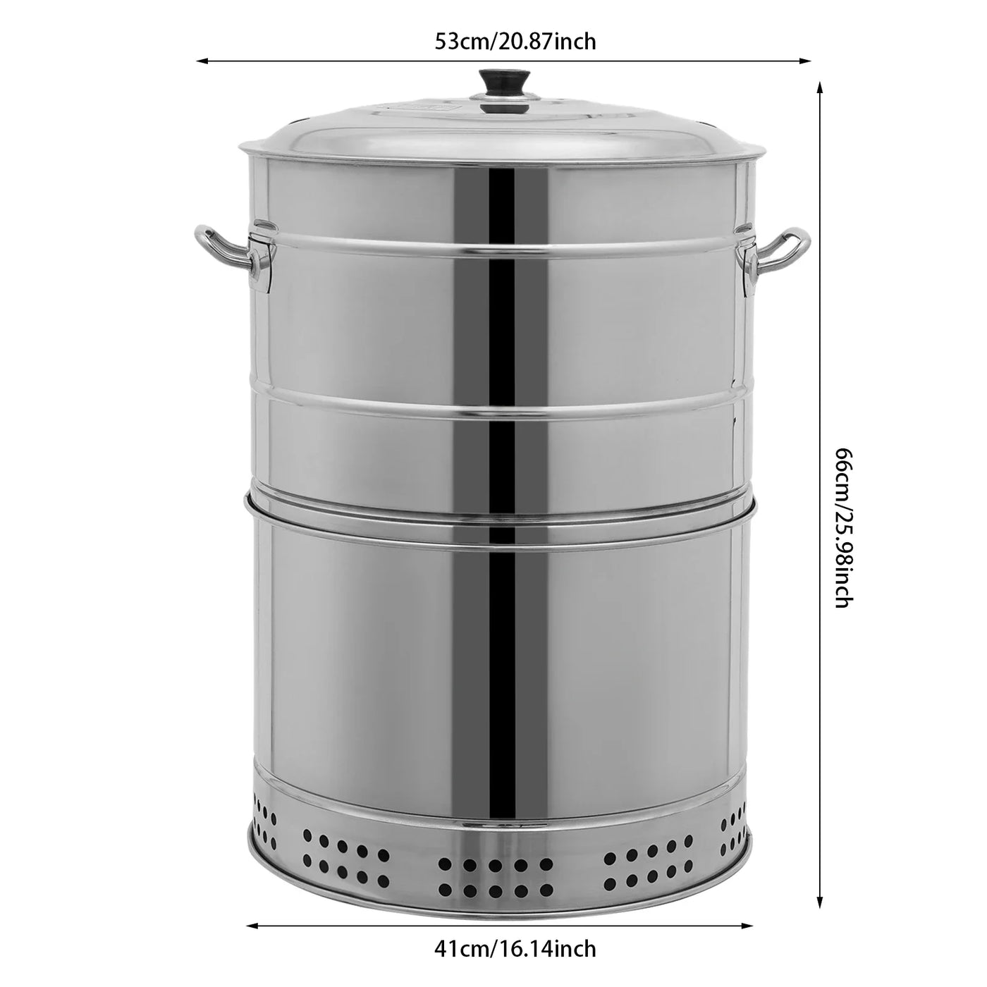 Portable Smokeless Stainless Steel BBQ