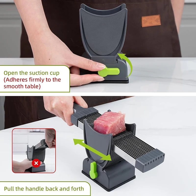 Premium Manual Meat Cutter | Heavy-Duty Slicing Tool