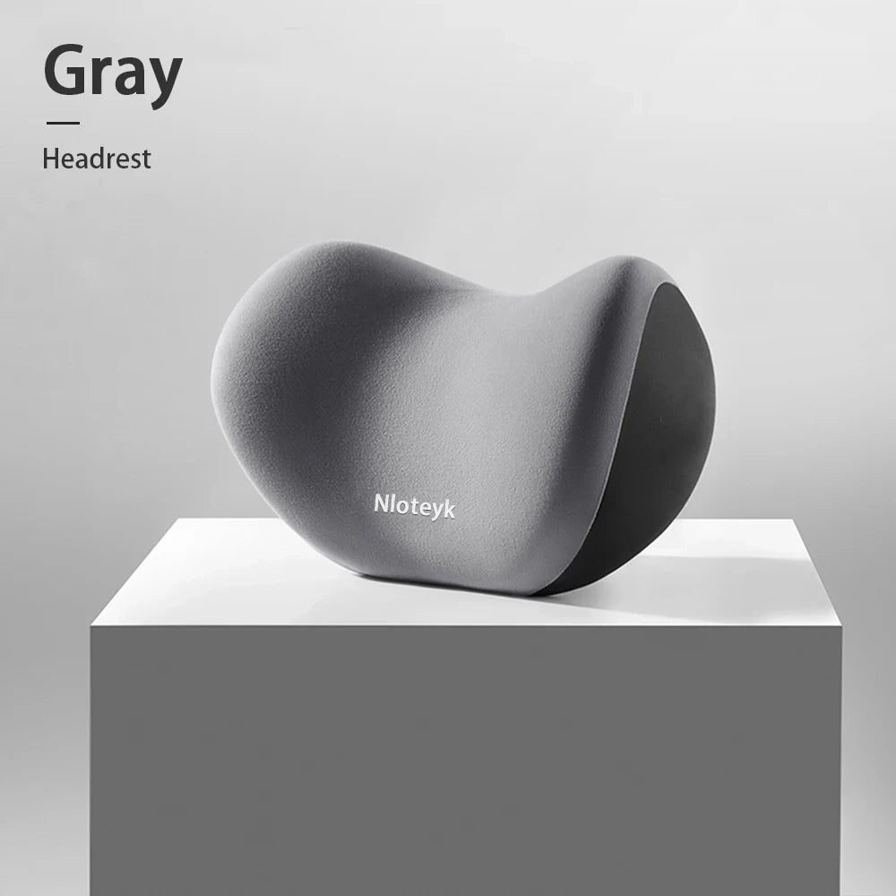 Memory Foam Car Neck & Lumbar Support Pillow