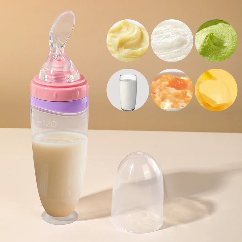Baby Food Dispensing Spoon Bottle 120ml