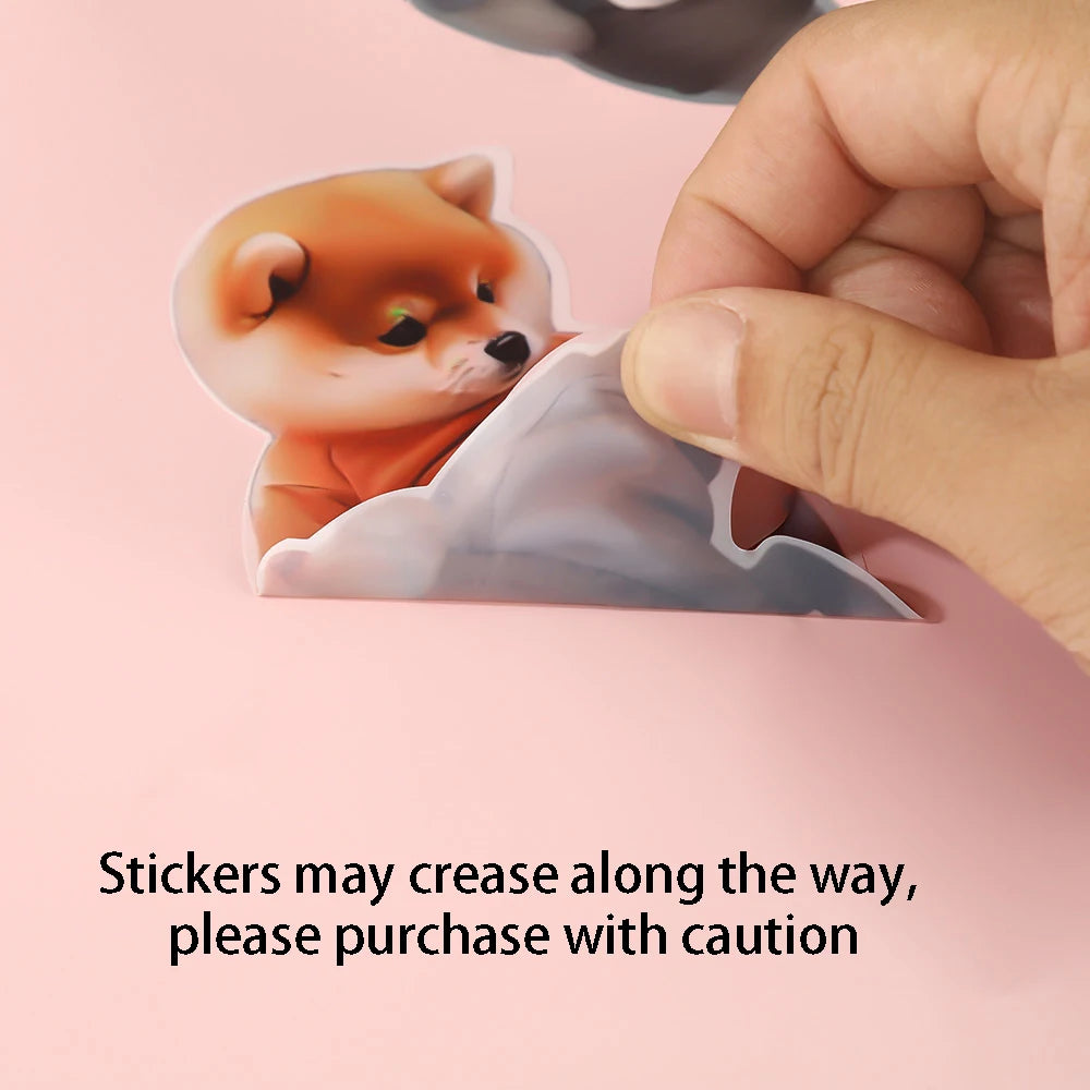 Cute 3D Shiba Inu Self Adhesive Decor