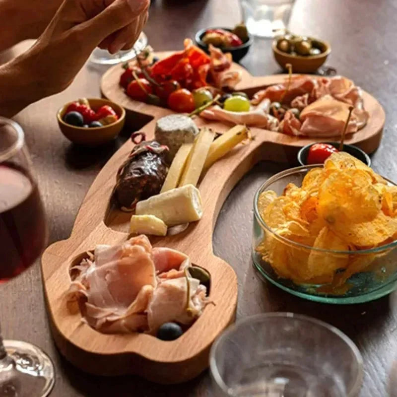 Funny Adult Wood-Themed Charcuterie Serving Tray