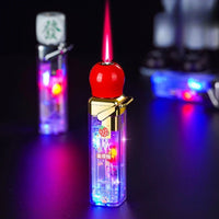 Rotating Dice LED Jet Flame Lighter - Windproof