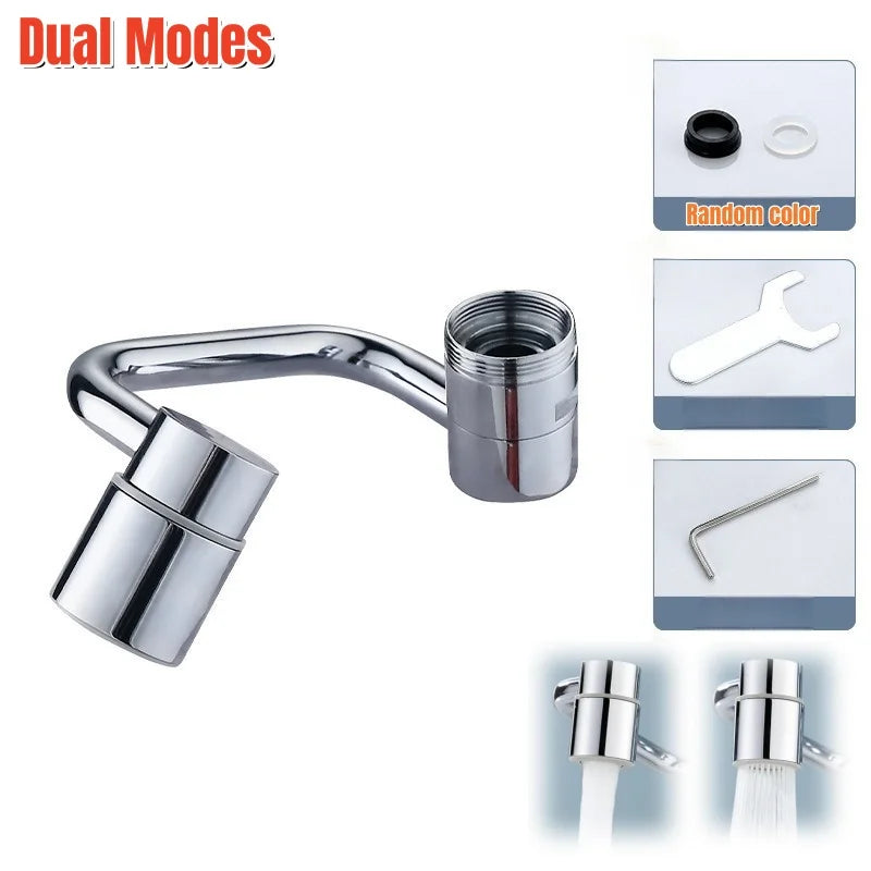 Universal 1080° Faucet Extender with Dual Water Mode