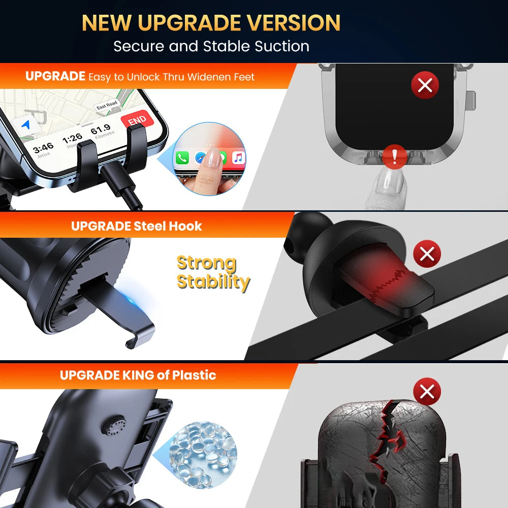 TOPK Auto-Locking Car Phone Mount