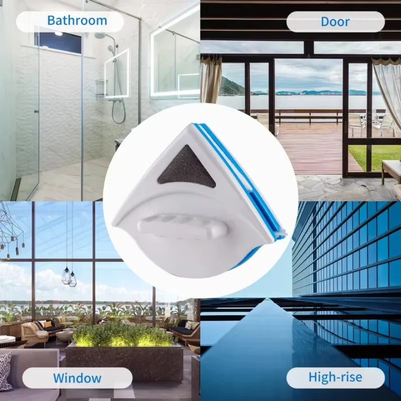 Double-Sided Magnetic Glass Wiper
