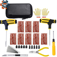 Complete Tire Repair Plug Kit with Case