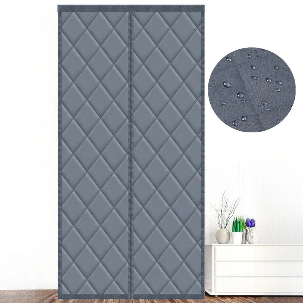 Magnetic Thermal Door Curtain Draft & Noise Blocker