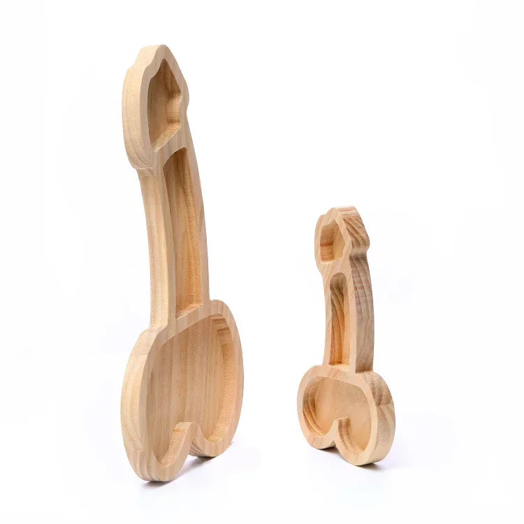 Funny Adult Wood-Themed Charcuterie Serving Tray