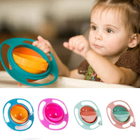 360° Rotating Baby Bowl for Less-Mess Meals