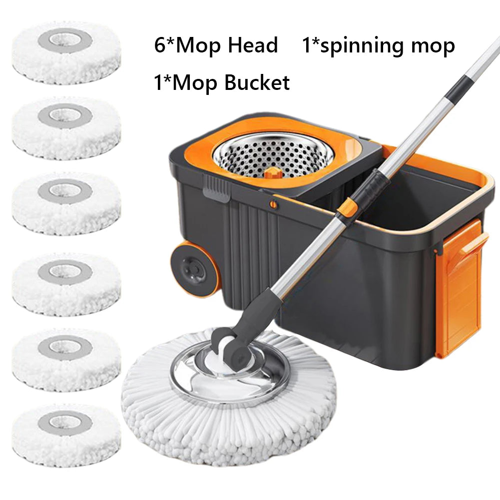 Ultra-Dry Turbo Clean Microfiber Spin Mop