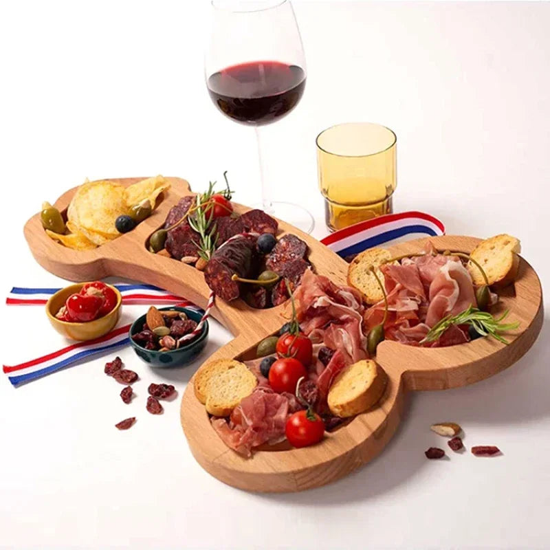 Funny Adult Wood-Themed Charcuterie Serving Tray