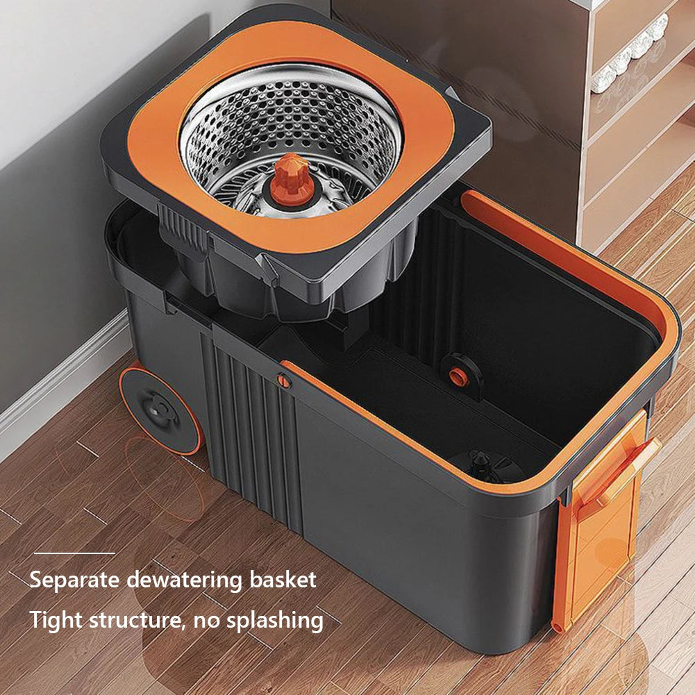 Ultra-Dry Turbo Clean Microfiber Spin Mop