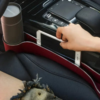 Car Seat Gap Filler Organizer – 2 Pack with Cup Holder