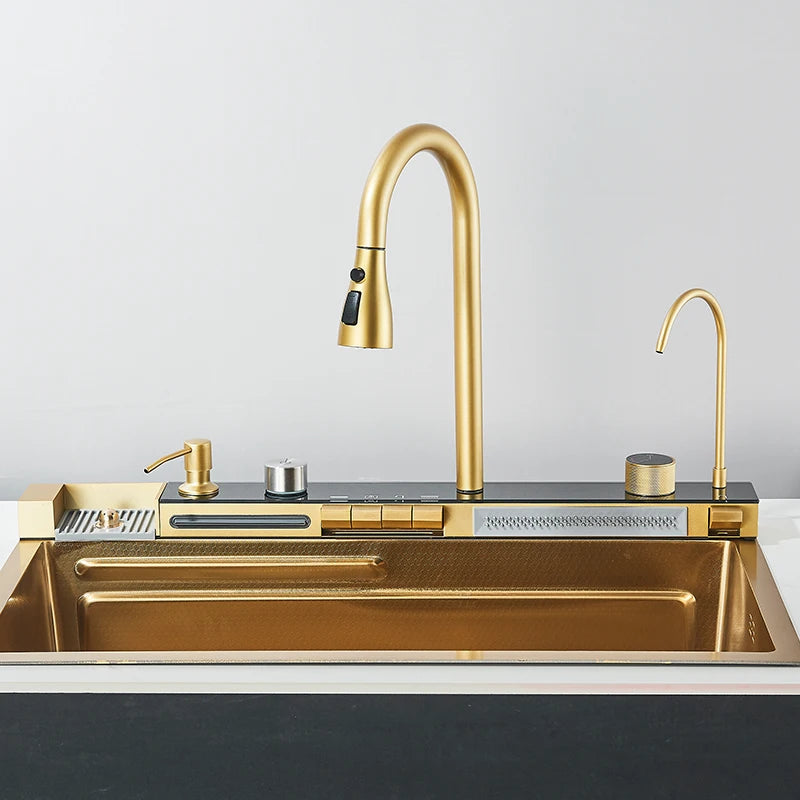 Modular Modern Multi-Layer Workstation Kitchen Sink