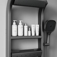 LED Thermostatic Piano-Key Shower Set – 4 Modes