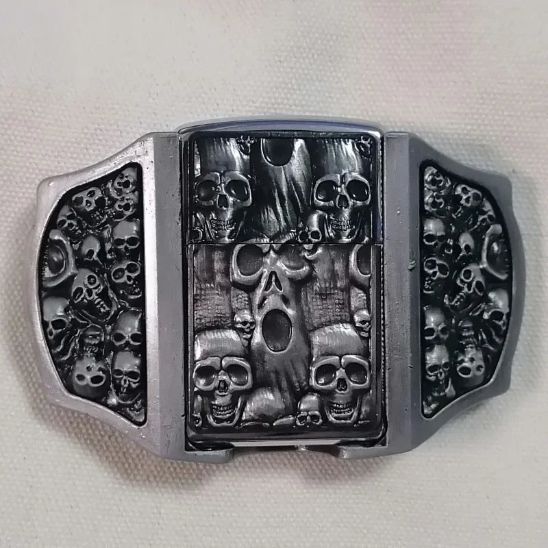 Metal Belt Buckle Kerosene Lighter