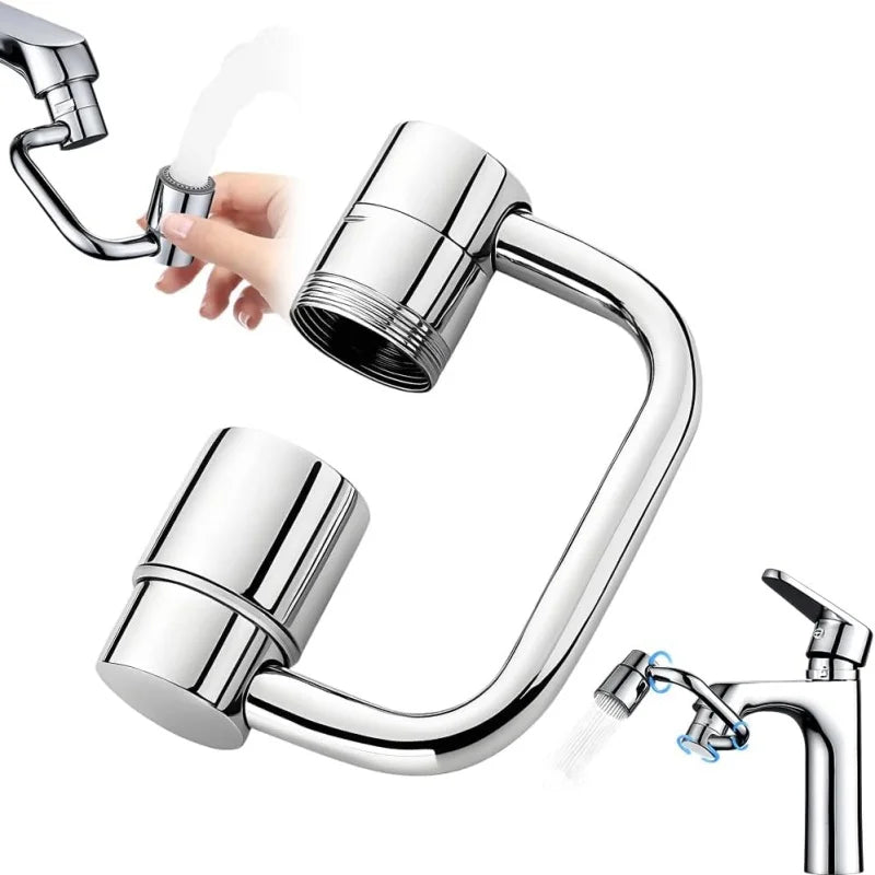 Universal 1080° Faucet Extender with Dual Water Mode