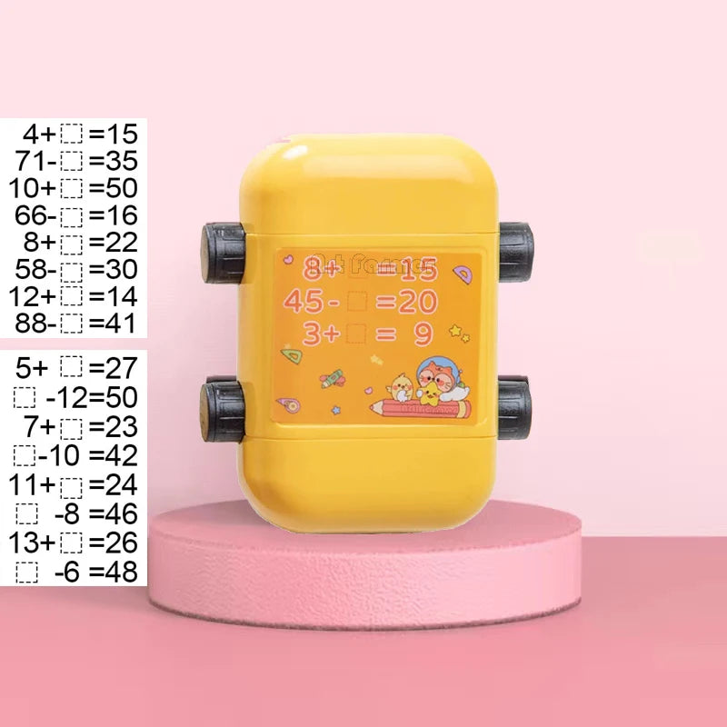 Quick Quiz Math Roller Stamp – Instant Practice Problems