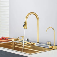Modular Modern Multi-Layer Workstation Kitchen Sink