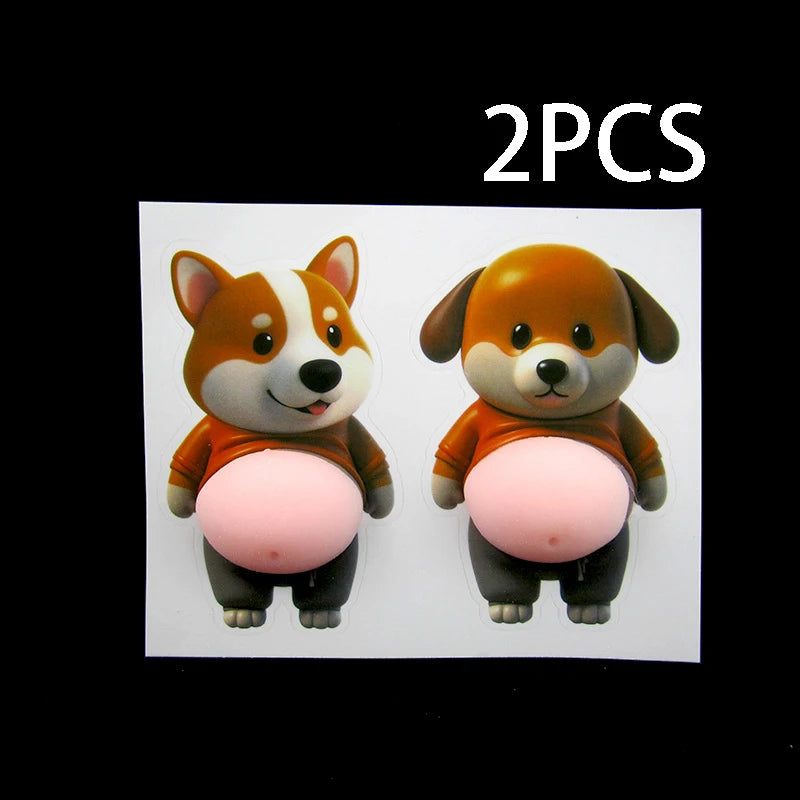Cute 3D Shiba Inu Self Adhesive Decor