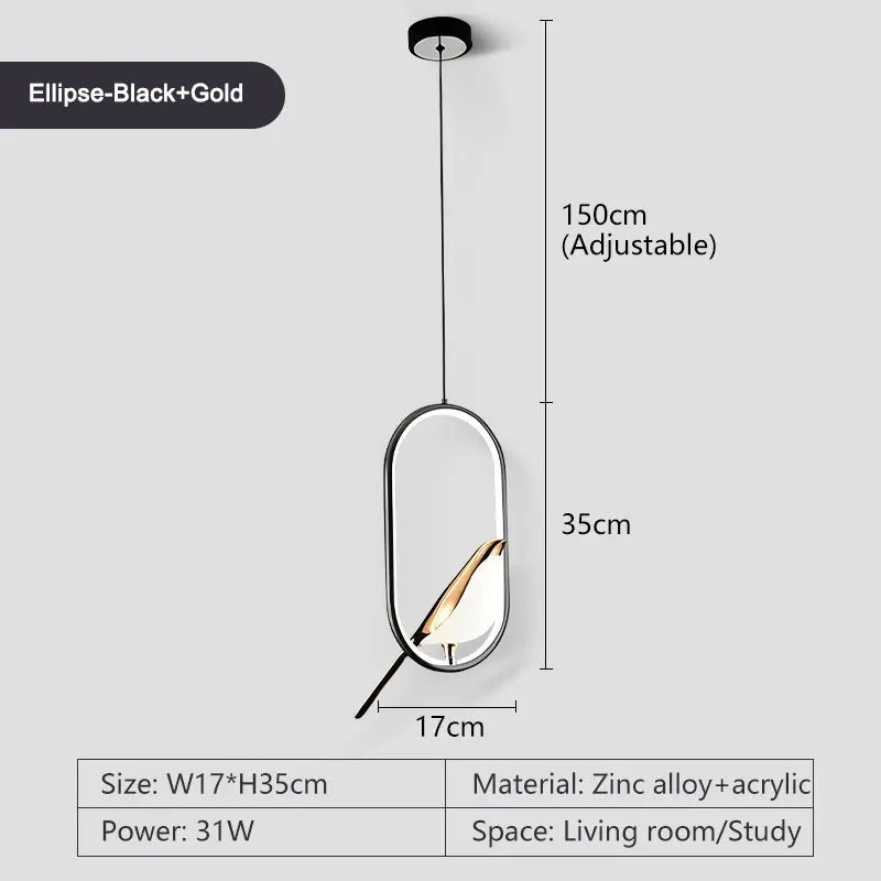 Luxury LED Hanging Pendant Lamp