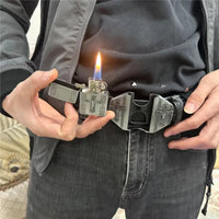 Metal Belt Buckle Kerosene Lighter