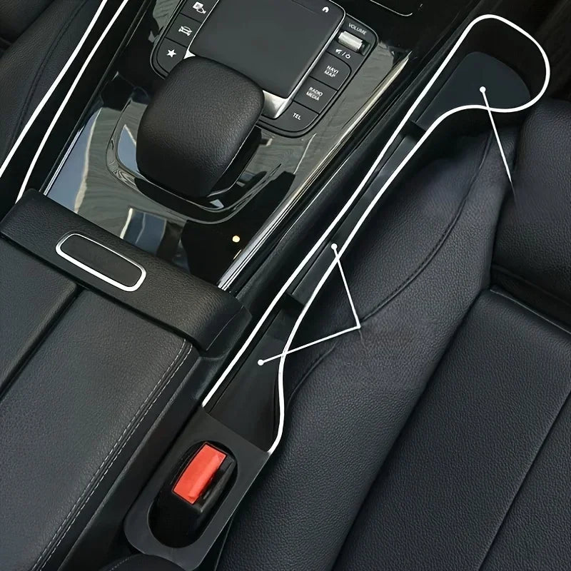 Car Seat Gap Filler Organizer – 2 Pack with Cup Holder