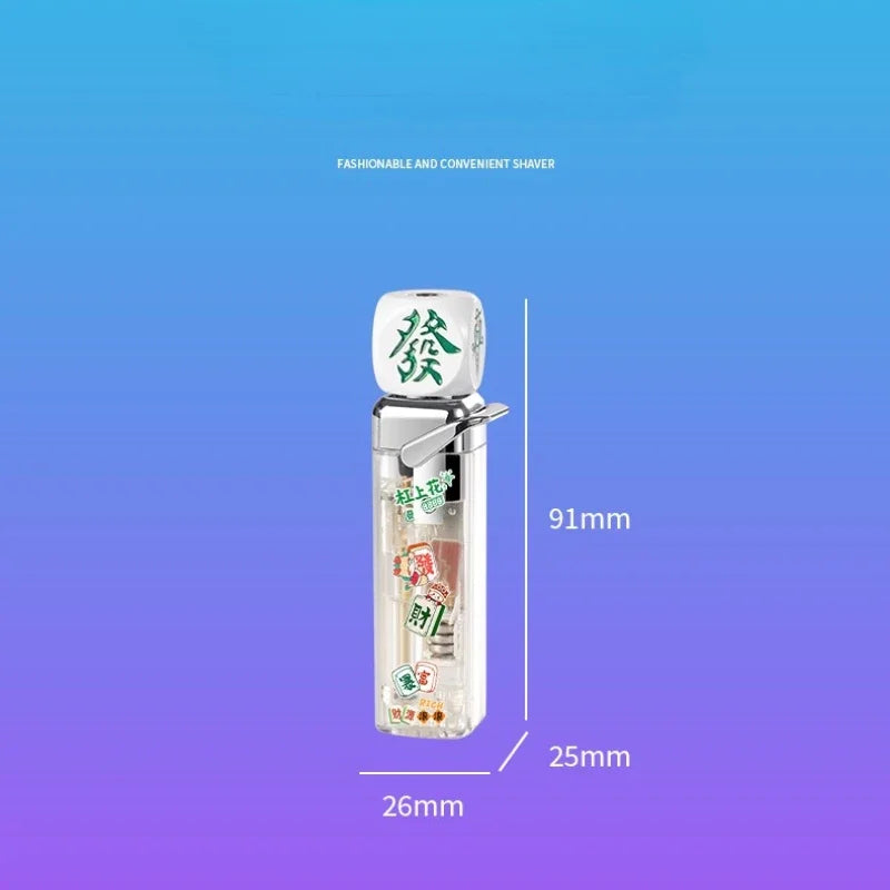 Rotating Dice LED Jet Flame Lighter - Windproof