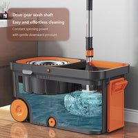 Ultra-Dry Turbo Clean Microfiber Spin Mop