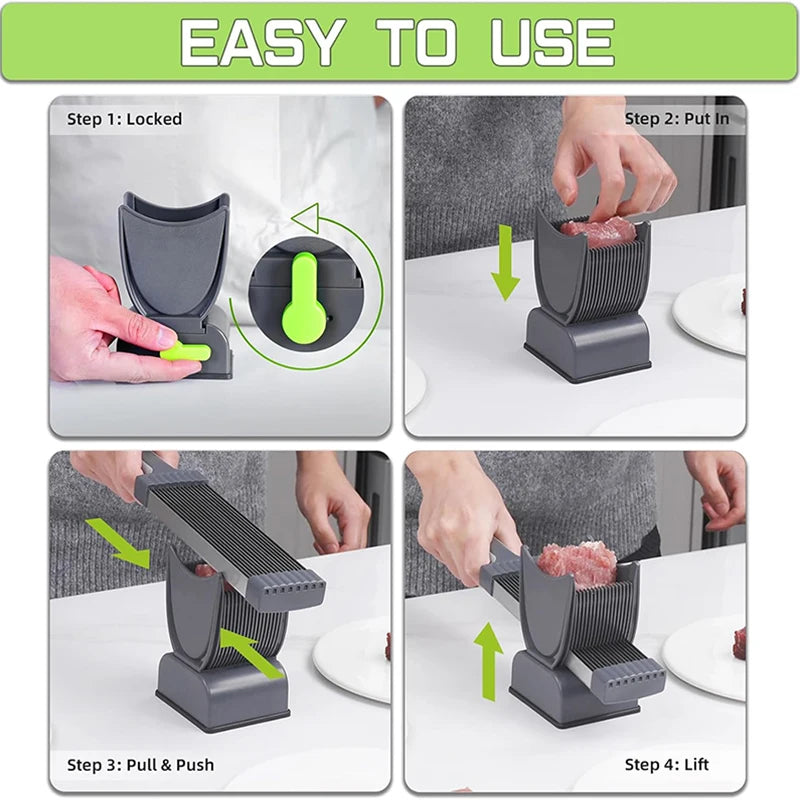 Premium Manual Meat Cutter | Heavy-Duty Slicing Tool