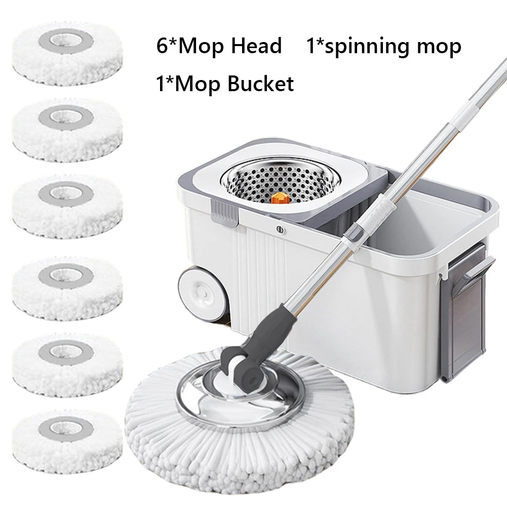 Ultra-Dry Turbo Clean Microfiber Spin Mop