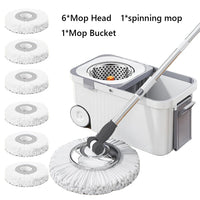 Ultra-Dry Turbo Clean Microfiber Spin Mop