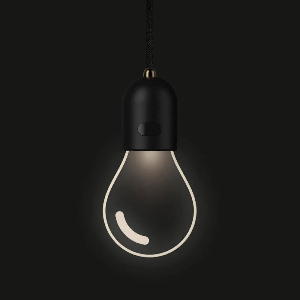 Mini Glass Ambient Light Bulb Car Ornament