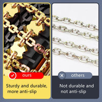 Emergency Snow Tire Chains – Universal Anti-Skid Grip
