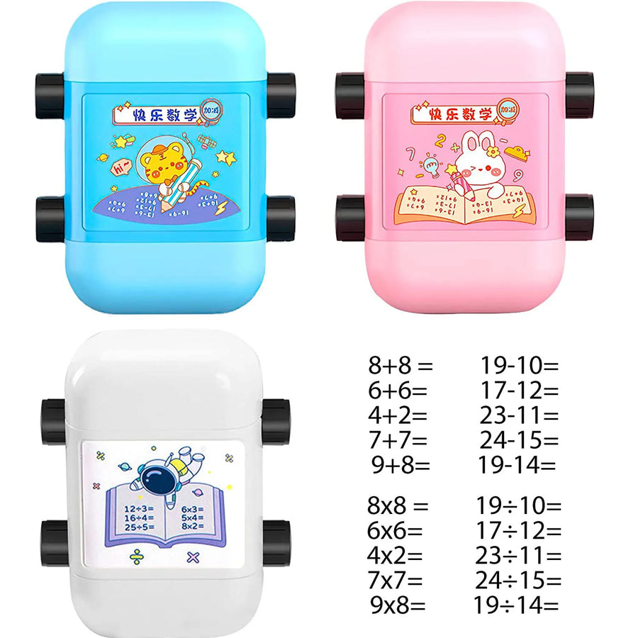 Quick Quiz Math Roller Stamp – Instant Practice Problems